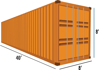 Household Goods 40 Foot Container
